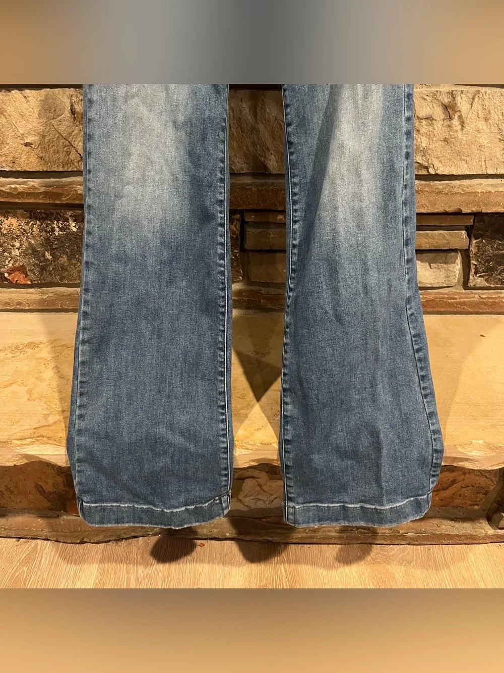 Silver Jeans Avery Trouser Medium Blue Flared Jeans